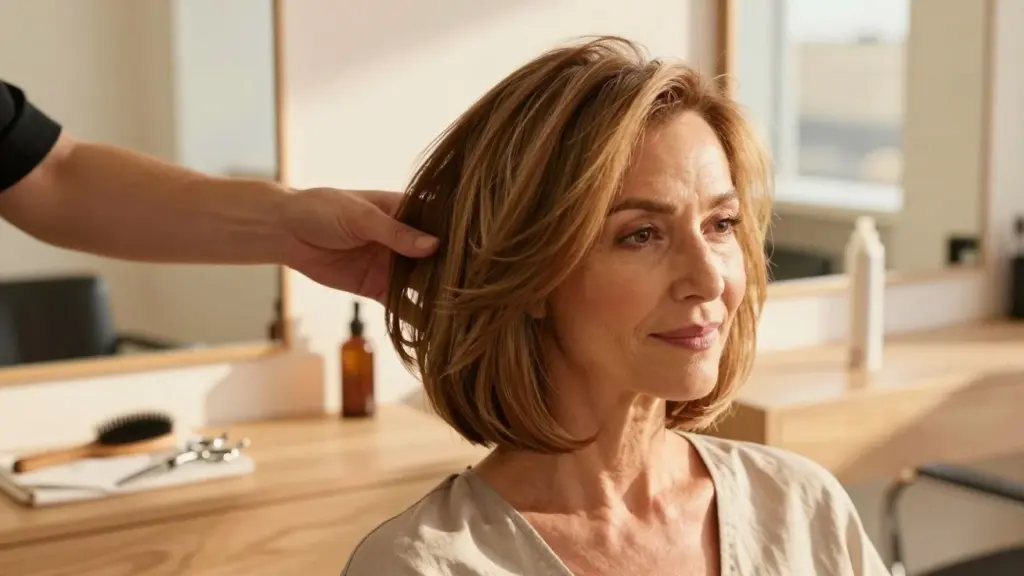 Questo taglio corto trasforma i capelli fini dopo i 50 anni